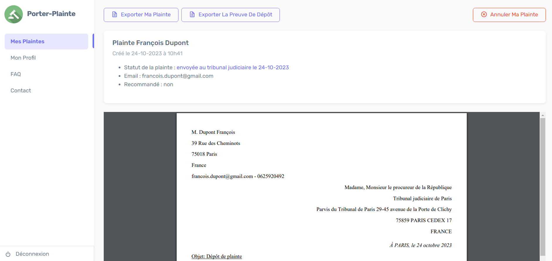 Porter plainte en ligne - Facile, pratique et rapide